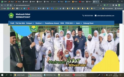 DOWNLOAD TEMPLATE CMS WEBSITE DAN PPDB SEKOLAH / MADRASAH GRATIS SOURCE CODE